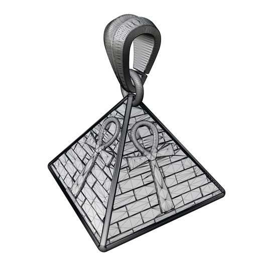 16.jpg Colgante Ankh egipcio Modelo de impresión 3d