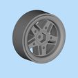 6.jpg Lowrider big wheels for RC car Donk Rims Gangster wheels 3D print