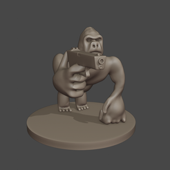 STL file Gorilla Tag Phone Holder 🦍・Template to download and 3D
