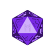 d20.stl Runic Dice Set - D&D