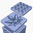 Captura-de-Pantalla-2022-12-20-a-las-20.49.52.jpg STL file BIG WEED BOX HERBAL HERB CONTAINER BIG 2 GRINDERKING 125X125X175MM EASY PRINT・3D print design to download