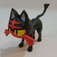 litten_pic_3.jpg Fichier STL gratuit Litten - Pokémon Sun & Moon Fire Starter・Modèle imprimable en 3D à télécharger