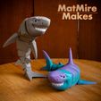 IMG_0313-copy.jpg Great White Shark articulated toy, print-in-place body, snap-fit head, cute-flexi