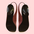 6.png Women's High Heels Sandals - Love Bites Pattern