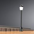 Street Lamp-001 (3).jpg MODEL TRAIN HOBBY Combo Pack - FIRE HYDRANT, PHONE BOOTH, STREET LIGHT PROP