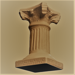 colonne rendu 22.png Fichier STL gratuit colonne column・Design pour imprimante 3D à télécharger