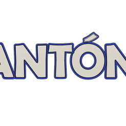 antonio.png Archivo STL gratis ANTÓNIO nameled・Diseño imprimible en 3D para descargar