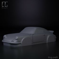 im2.jpg Archivo STL Modelo decorativo simplificado del Porsche 911 Carrera・Modelo para descargar e imprimir en 3D
