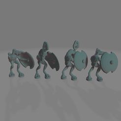 jackal_meleesquad_sprue.jpg Archivo STL Escuadra de combate cuerpo a cuerpo con chacales alienígenas・Diseño de impresora 3D para descargar