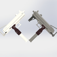 Dual-Guns-Front.png 3D Printable Kafka Dual Sub Machine Guns Honkai: Star Rail