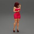 Girl-0002.jpg Tanned Stylish Brunette Girl In Short Dress 3D print model