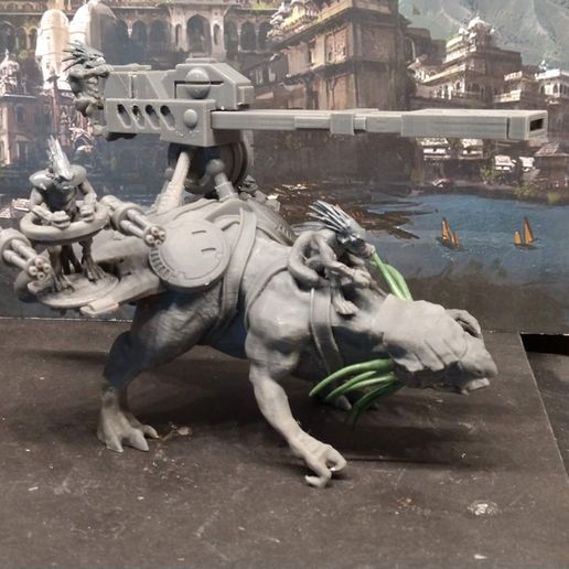 Cannibal Chicken looted Hammerhead Tank 3D model