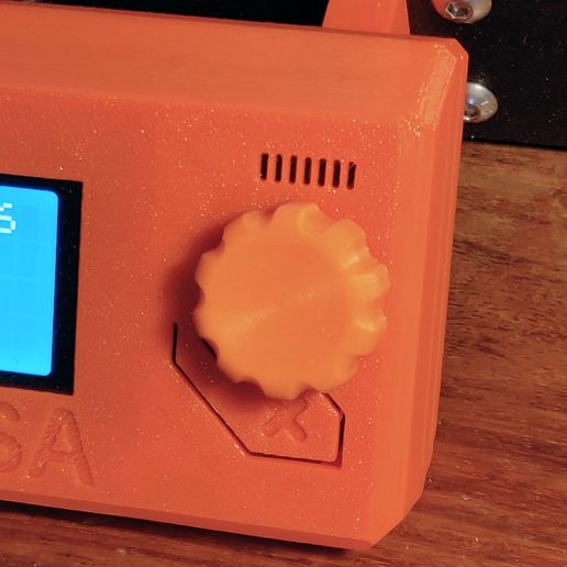 BottleCap Button For Prusa MK3S - 3D model önizlemesi