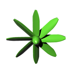 helice-8-pales-0.PNG Télécharger fichier STL gratuit helice 8 pales - propeller 8 blades • Modèle pour impression 3D, nielerwan