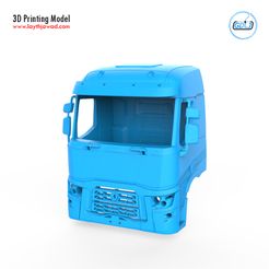 01.jpg STL file Renault Truck C・3D printer model to download