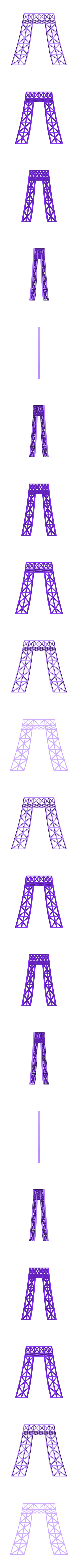 Eiffel_twr_D.stl Eiffel Tower HD