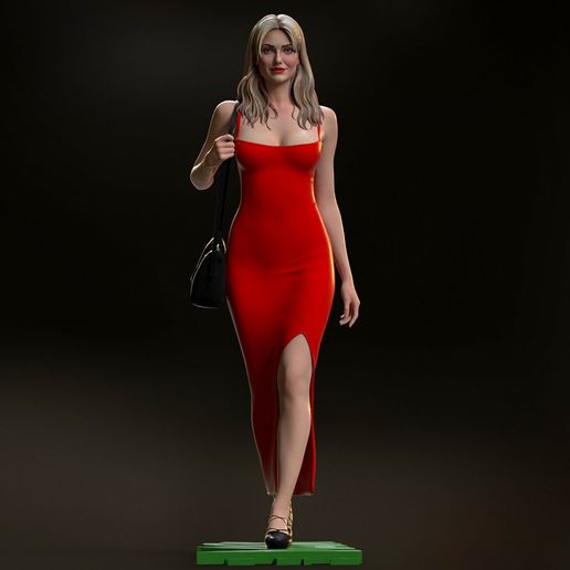 strapless open back dress Sweet Sorbet Red Ruffle Dress