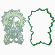 AWDADAF.png STL file TANJIRO 5 COOKIE CUTTER ANIME DEMON SLAYER'S / KIMETSU NO YAIBA・3D printer design to download