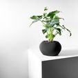 misprint-2.jpg The Melfi Planter Pot with Drainage | Tray & Stand Included | Modern and Unique Home Decor for Plants and Succulents  | STL File