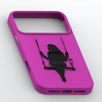 2.png Girl on Swing Silhouette MagSafe Case for iPhone 17 Pro Max with Camera Protector