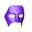 Part (1).stl The Weeknd LEG 5 Mask AfterHours Til Dawn 2025 Gold Chrome Mask 3D Model