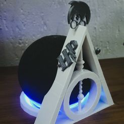 20230320_213840.jpg Supplément Alexa Echo Dot 4a et 5a Geração Reliquias da Morte II Harry Potter