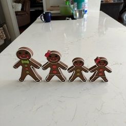 IMG_4859.jpg Archivo STL Familia Gingerbread・Diseño imprimible en 3D para descargar