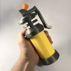 Stinkbomb1.jpg STL file Fortnite Style Stink Bomb – Moveable and 1:1 Scale – No Glue Required・3D printing template to download