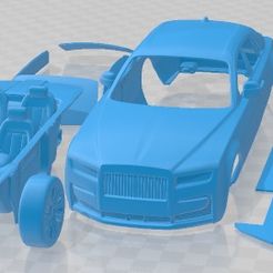 Rolls-Royce-Ghost-2021-Cristales-Separados-1.jpg Archivo 3D Rolls Royce Ghost 2021 Printable Car・Plan de impresión en 3D para descargar, hora80