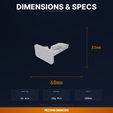 04_dimensions.png Ph Meter Storage Stand, Upright Holder, Calibration - 3D Printable STL File