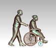 34534534534.jpg disabled woman 3D print model