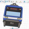 1001.jpg STL file Keychain train X'Trapolis 100 - one color and multicolor・3D printer model to download