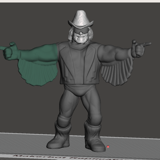 wwf wwe aew ecw wcw 3D model