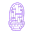 1224 Cactus 4.stl Set Kaktus Ausstecher