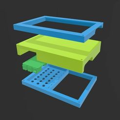 Image1.jpg Raspberry Pi Display Monitor 7" Screen Box RPi Enclosure Case
