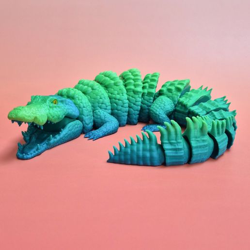 05.jpg ГИГАНТСКИЙ КРОКОДИЛ, ШАРНИРНЫЙ, ГИБКИЙ