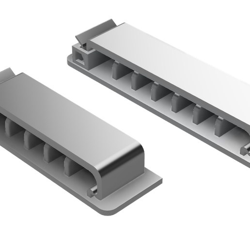 clips for usb cables (5 and 7) - 3D model önizlemesi