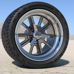 AMERICAN-race-VN427-v2.png Fichier STL American Race VN 427 Shelby Cobra jantes 18 pouces avec pneus GOODYEAR Eagle gt pour maquettes et modèles réduits・Objet imprimable en 3D à télécharger