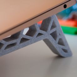 3.JPG STL-Datei Voronoi Laptop Stand kostenlos・3D-Druck-Vorlage zum herunterladen
