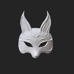 frontal.jpg masque kitsune (masque hallowen)