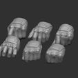 4.jpg Gloved Hands Ver 4 Set of 6 Hands for Action Figures
