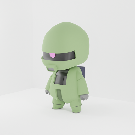 MS-06C Zaku 3D model