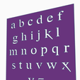 alpha.png Airbrush Stencil  - Alphabet - font style 1