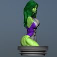 Preview16.jpg Bust She Hulk and She Hulk Fantastic Four 3D print model