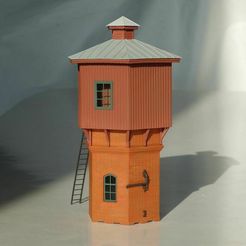 DSCQ4812.jpg Free STL file Small water tower 1:120・3D printer model to download
