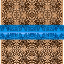 65656566.jpg Fichier 3D Rouleau d'argile à motifs grecs / rouleau de poterie / rouleau d'argile à motifs aztèques / imprimeur de motifs ethniques・Design pour imprimante 3D à télécharger