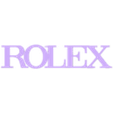 ROLEX.stl ROLEX LOGO
