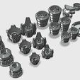 b.jpg Mecha bilimkurgu Gunpla modelleri için Özelleştirilebilir Yakıt Depoları ve Güçlendirici