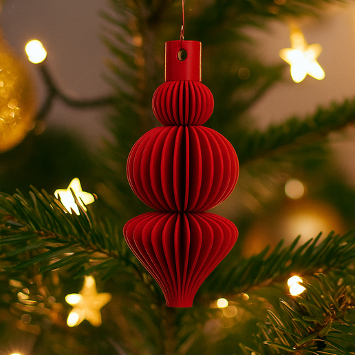 Elegant Christmas Bauble V2 - 3D model önizlemesi