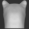 6.jpg Leopard head for 3D printing